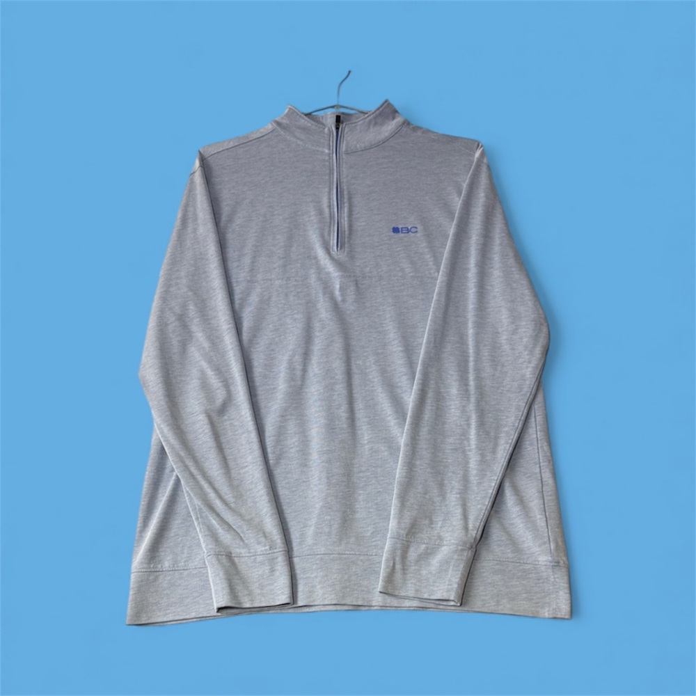 NWOT - BLACK CLOVE (BC) Men's Light Gray Zip-Up Sweater - Like new!!